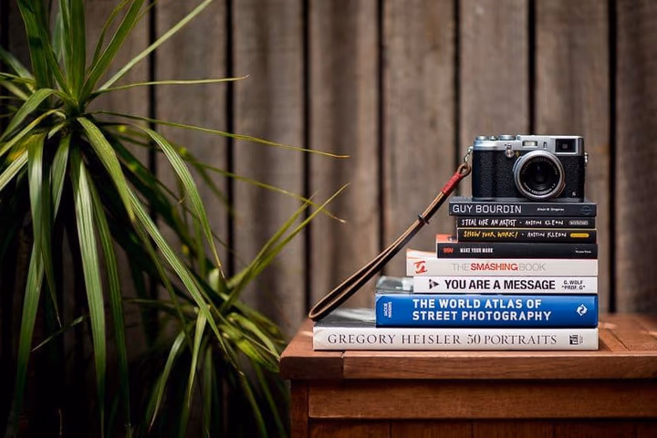 A collection of recommended photography books for all skill levels