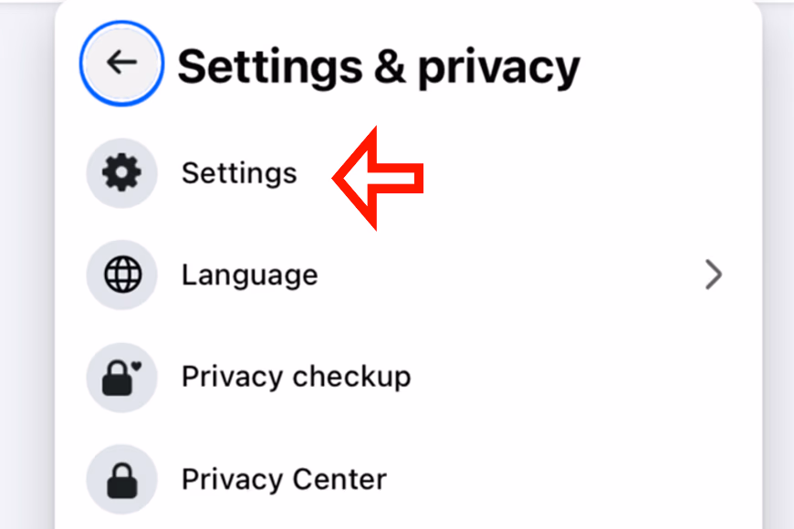 Download Facebook photo archive settings page showing selection screen